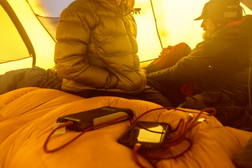 Śpiwór na zimowy biwak