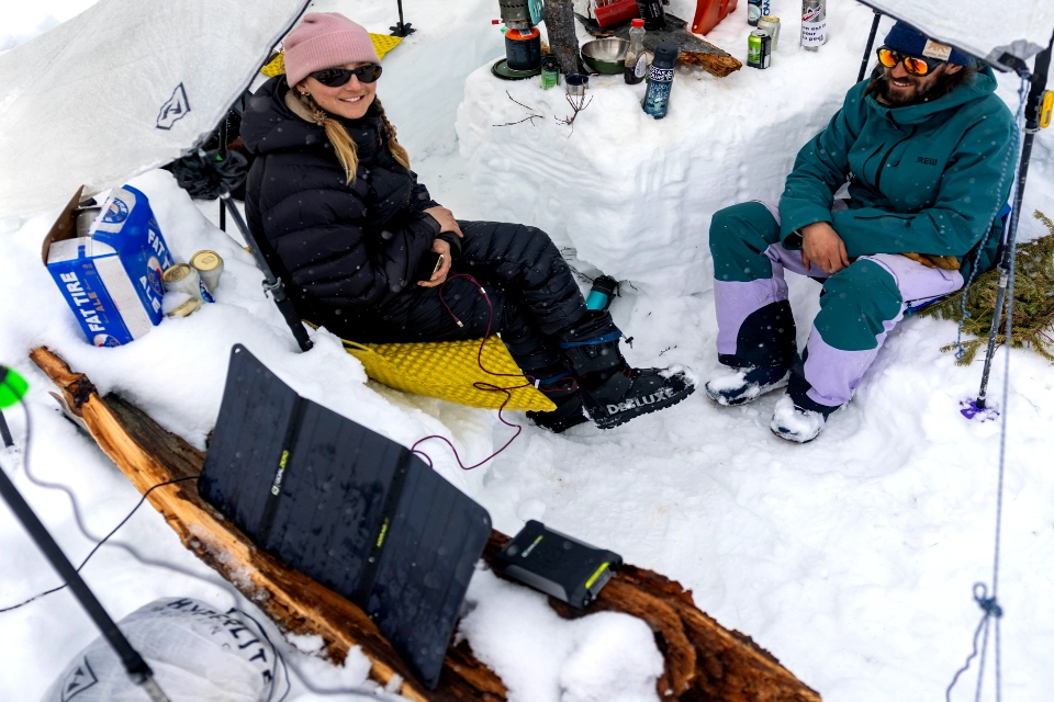 Zimowy biwak Goal Zero