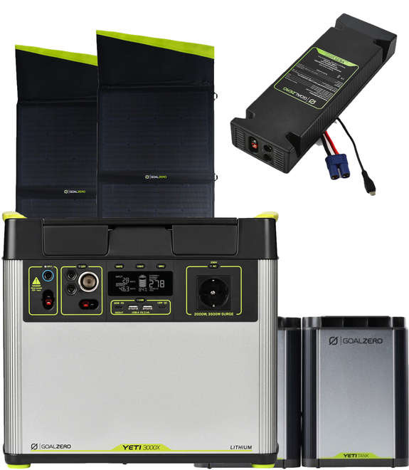 Zestaw solarny Yeti 3000X EU universal version + 2x Panel Nomad 200 + 2x Yeti Tank Expansion Battery + Moduł Yeti Link Expansion