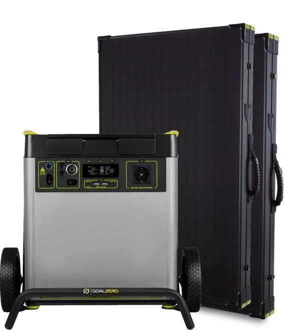 Zestaw solarny Yeti 6000X EU universal version + Boulder 200 BriefCase (2x)