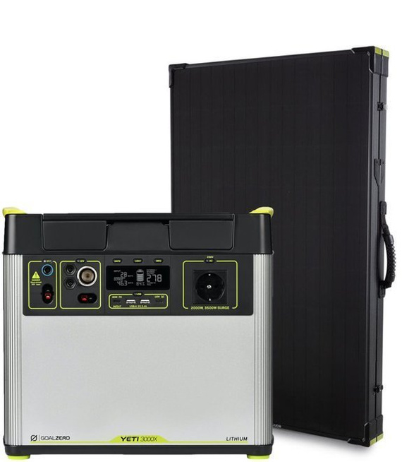 Zestaw solarny Yeti 3000X EU universal version + Boulder 200 Briefcase