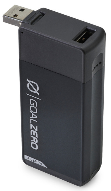Goal Zero Flip 24 Black bardzo wydajny, wytrzymały i lekki power bank