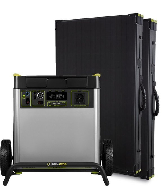 Zestaw solarny Yeti 6000X EU universal version + Boulder 200 BriefCase (2x)