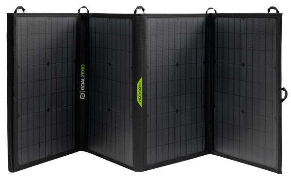 Goal Zero Nomad 100 - mobilny, elastyczny i składany panel solarny o dużej mocy.