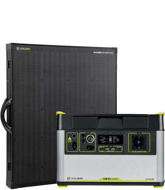 Zestaw solarny Yeti 1500 X EU universal version + Ranger 300 Briefcase