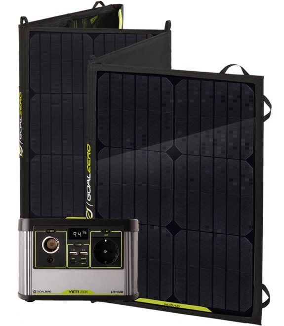 Zestaw solarny Yeti 200X Lithium EU universal version + Nomad 100