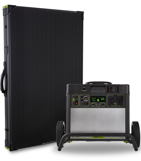 Zestaw solarny Yeti 3000 Lithium EU universal version + Boulder 200 Briefcase