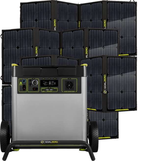 Zestaw solarny Yeti 6000X EU universal version + Nomad 100 (4x)