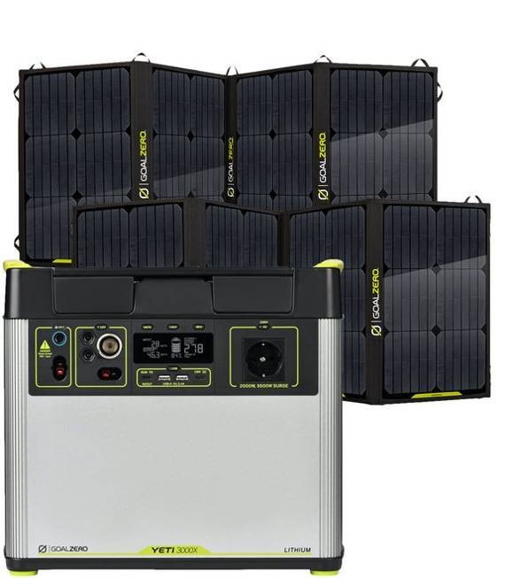 Zestaw solarny Yeti 3000X EU universal version + Nomad 100 (2x)