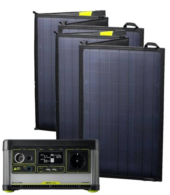 Zestaw solarny Yeti 500 X EU universal version + Nomad 50 (2x)