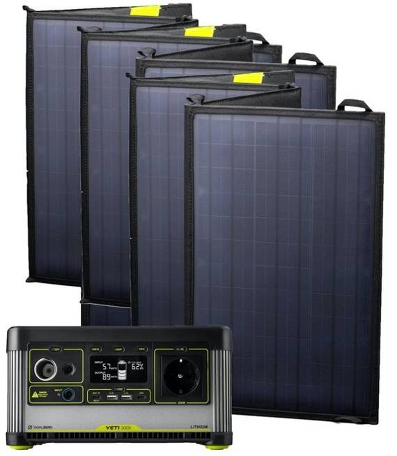 Zestaw solarny Yeti 500 X EU universal version + Nomad 50 (3x)